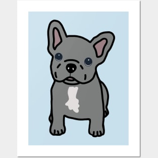 Frenchie Staring Into Your Soul Posters and Art